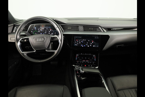 Audi e-tron 55 quattro Advanced edition Plus 95 kWh 408pk | Parkeersensoren | 21 inch Lichtmetalen velgen | Lederen bekleding