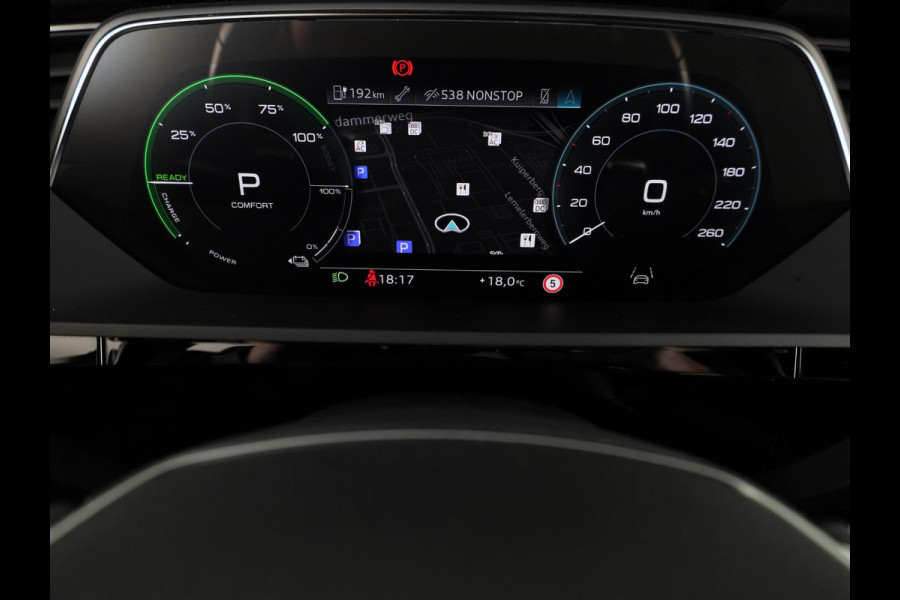 Audi e-tron 55 quattro Advanced edition Plus 95 kWh 408pk | Parkeersensoren | 21 inch Lichtmetalen velgen | Lederen bekleding