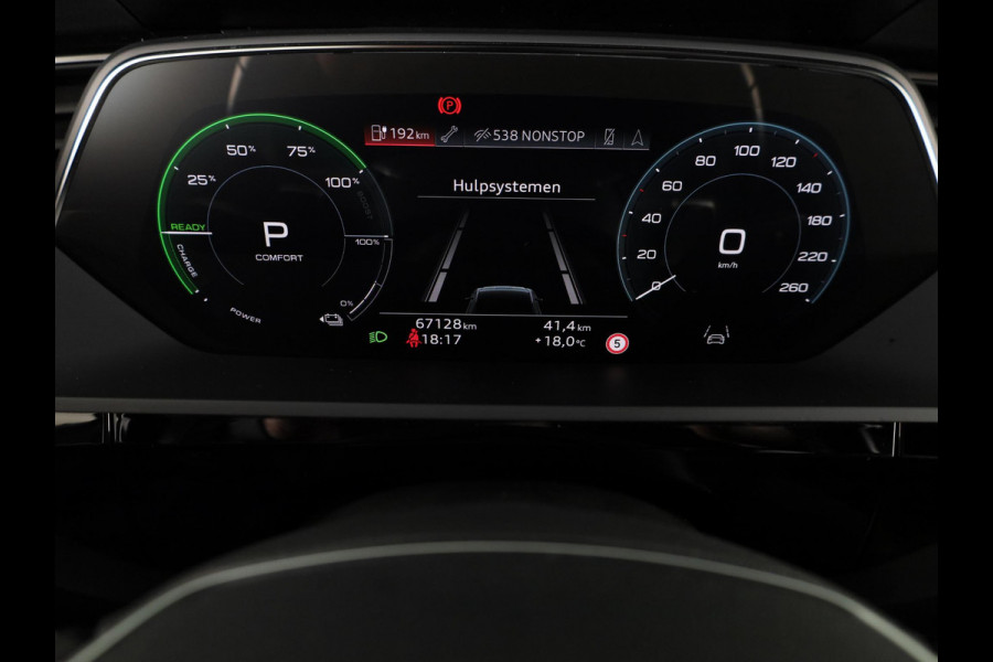 Audi e-tron 55 quattro Advanced edition Plus 95 kWh 408pk | Parkeersensoren | 21 inch Lichtmetalen velgen | Lederen bekleding