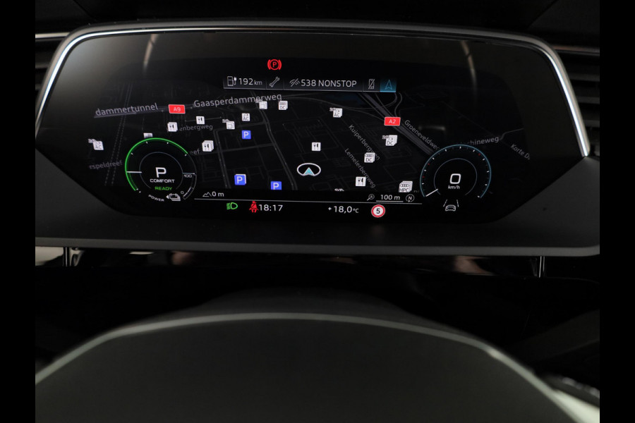 Audi e-tron 55 quattro Advanced edition Plus 95 kWh 408pk | Parkeersensoren | 21 inch Lichtmetalen velgen | Lederen bekleding