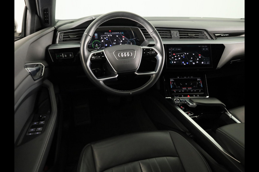 Audi e-tron 55 quattro Advanced edition Plus 95 kWh 408pk | Parkeersensoren | 21 inch Lichtmetalen velgen | Lederen bekleding