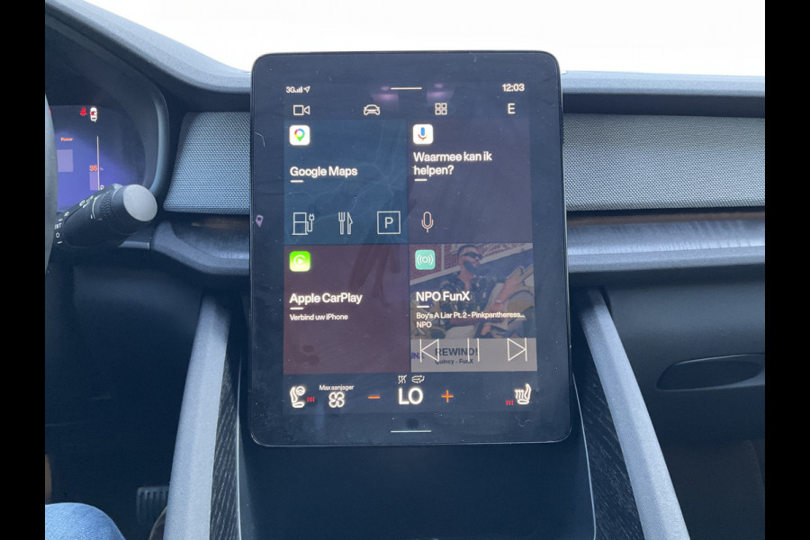 Polestar 2 Long Range Dual Motor Launch Edition 78kWh Memory Trekhaak SOH 93.5% 360 Carplay Stoel/stuurverwarming