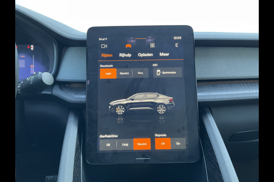 Polestar 2 Long Range Dual Motor Launch Edition 78kWh Memory Trekhaak SOH 93.5% 360 Carplay Stoel/stuurverwarming