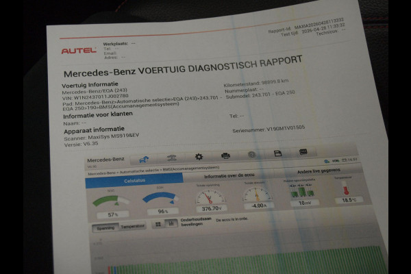 Mercedes-Benz EQA 250 Business Solution AMG 67 kWh | Camera | Sfeerverlichting |