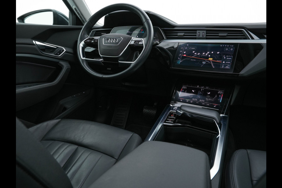 Audi e-tron 50 Quattro Advanced [ 3-Fase-11kW ] (INCL-BTW) *HEATPUMP | PANO | LEATHER | DIGI-COCKPIT | FULL-LED | MEMORY-PACK |  KEYLESS | NAVI-FULLMAP | TOWBAR | SHIFTPADDLES | COMFORTSEATS | 20"ALU*