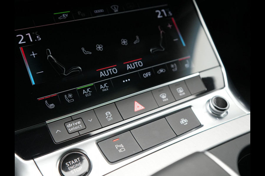 Audi A6 Avant 50 TFSI e Quattro 2x S Line PHEV 300pk Dealer O.H. | Trekhaak Af Fabriek | Panodak | Head Up | Adaptive Cruise | Matrix LED | Bang & Olufsen | Lederen Comfortzetels Memory & Ventilatie | Camera | Keyless | Blis | 20"L.M | Plug In Hybrid |