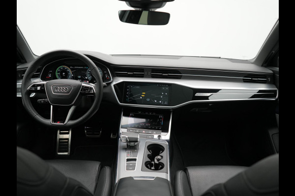 Audi A6 Avant 50 TFSI e Quattro 2x S Line PHEV 300pk Dealer O.H. | Trekhaak Af Fabriek | Panodak | Head Up | Adaptive Cruise | Matrix LED | Bang & Olufsen | Lederen Comfortzetels Memory & Ventilatie | Camera | Keyless | Blis | 20"L.M | Plug In Hybrid |