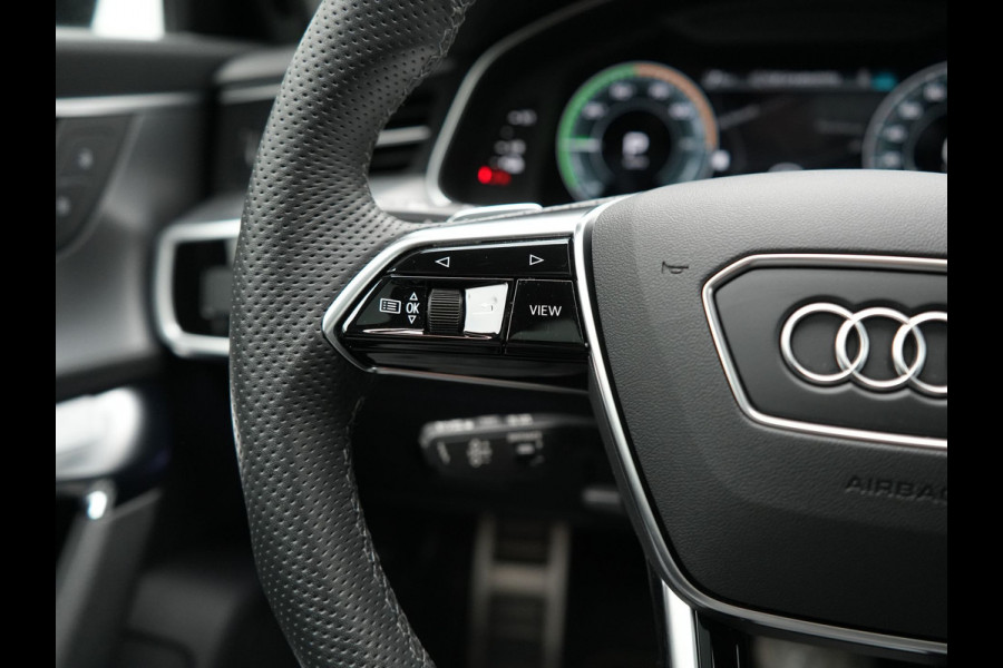 Audi A6 Avant 50 TFSI e Quattro 2x S Line PHEV 300pk Dealer O.H. | Trekhaak Af Fabriek | Panodak | Head Up | Adaptive Cruise | Matrix LED | Bang & Olufsen | Lederen Comfortzetels Memory & Ventilatie | Camera | Keyless | Blis | 20"L.M | Plug In Hybrid |