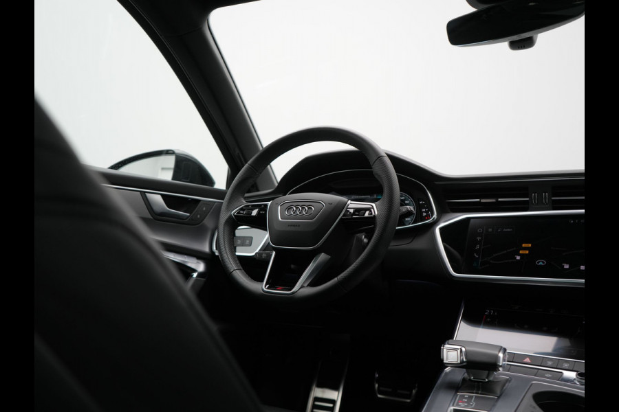 Audi A6 Avant 50 TFSI e Quattro 2x S Line PHEV 300pk Dealer O.H. | Trekhaak Af Fabriek | Panodak | Head Up | Adaptive Cruise | Matrix LED | Bang & Olufsen | Lederen Comfortzetels Memory & Ventilatie | Camera | Keyless | Blis | 20"L.M | Plug In Hybrid |