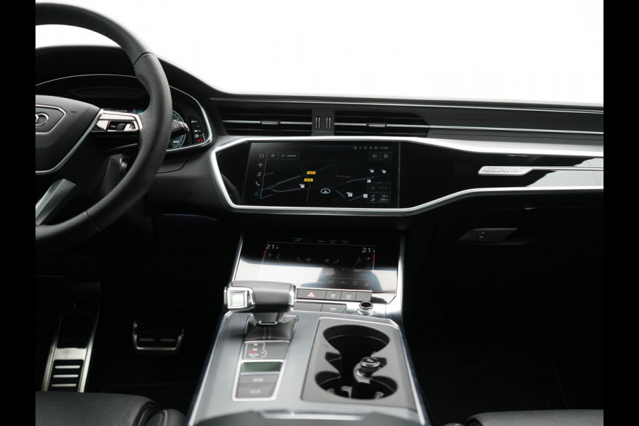 Audi A6 Avant 50 TFSI e Quattro 2x S Line PHEV 300pk Dealer O.H. | Trekhaak Af Fabriek | Panodak | Head Up | Adaptive Cruise | Matrix LED | Bang & Olufsen | Lederen Comfortzetels Memory & Ventilatie | Camera | Keyless | Blis | 20"L.M | Plug In Hybrid |