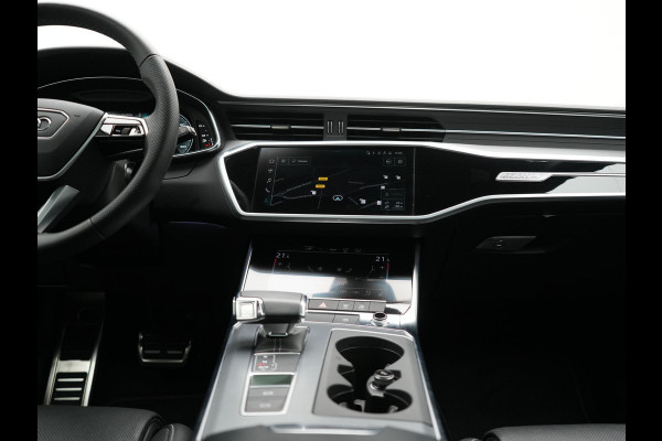 Audi A6 Avant 50 TFSI e Quattro 2x S Line PHEV 300pk Dealer O.H. | Trekhaak Af Fabriek | Panodak | Head Up | Adaptive Cruise | Matrix LED | Bang & Olufsen | Lederen Comfortzetels Memory & Ventilatie | Camera | Keyless | Blis | 20"L.M | Plug In Hybrid |