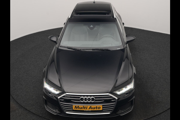 Audi A6 Avant 50 TFSI e Quattro 2x S Line PHEV 300pk Dealer O.H. | Trekhaak Af Fabriek | Panodak | Head Up | Adaptive Cruise | Matrix LED | Bang & Olufsen | Lederen Comfortzetels Memory & Ventilatie | Camera | Keyless | Blis | 20"L.M | Plug In Hybrid |