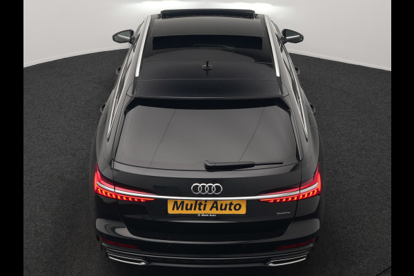 Audi A6 Avant 50 TFSI e Quattro 2x S Line PHEV 300pk Dealer O.H. | Trekhaak Af Fabriek | Panodak | Head Up | Adaptive Cruise | Matrix LED | Bang & Olufsen | Lederen Comfortzetels Memory & Ventilatie | Camera | Keyless | Blis | 20"L.M | Plug In Hybrid |