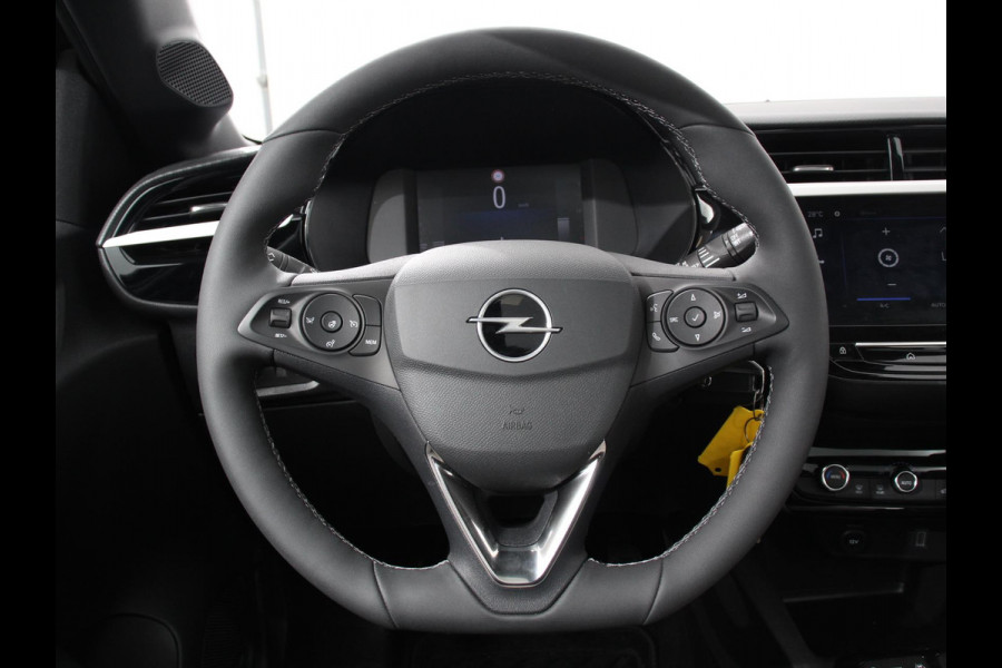 Opel Corsa 1.2 100pk Turbo Elegance Sky Panorama dak Stuurverwarming Climate control Cruise control LED Stoelverwarming Camera Navigatie Apple Carplay/ Android Auto