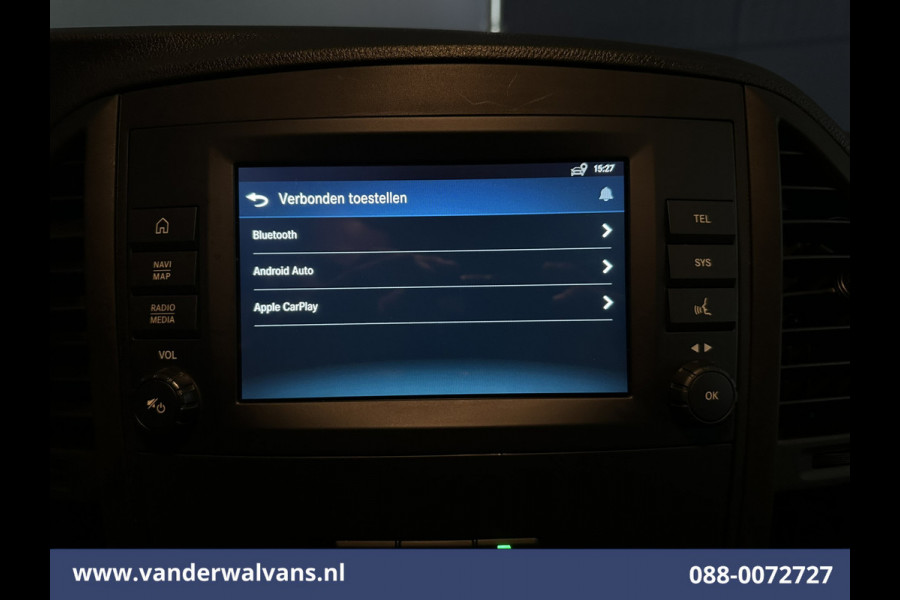 Mercedes-Benz Vito 116 CDI 164pk L3H1 Euro6 Airco | Camera | Apple Carplay | Cruisecontrol | Stoelverwarming Android Auto, Bijrijdersbank