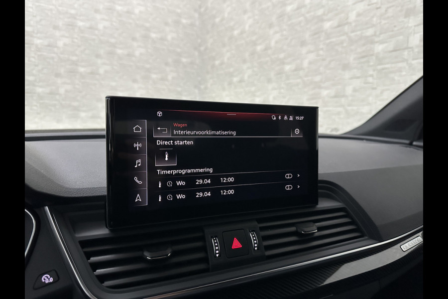 Audi Q5 50 TFSI e 300PK | Luchtvering | B&O Sound | Leder | Carbon | Sportstoelen | Carplay | Zwarte Hemel | Standkachel | Stoelverwarming | 3-Zone Clima | Black-Optic | Zonwering | Virtual Cockpit | LED | Autom. Achterklep | Bovag Garantie |