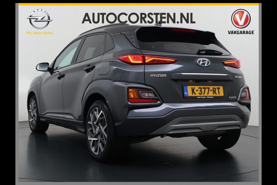 Hyundai Kona 1.6GDI HEV Hybride Premium Adap.Cruise Leder+Verwarming+Ventilatie Head-Up Display Camera Apple Carplay Android Auto Navi Ecc Pd Keyless Blind-Spot Lane Assist Achterbank+Stuur verwarming Krell®-Audio Isofix DAB Lmv 18" Origineel Nederlandse Auto