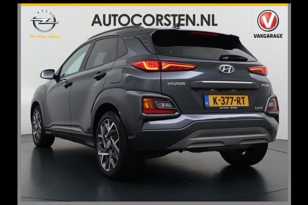 Hyundai Kona 1.6GDI HEV Hybride Premium Adap.Cruise Leder+Verwarming+Ventilatie Head-Up Display Camera Apple Carplay Android Auto Navi Ecc Pd Keyless Blind-Spot Lane Assist Achterbank+Stuur verwarming Krell®-Audio Isofix DAB Lmv 18" Origineel Nederlandse Auto