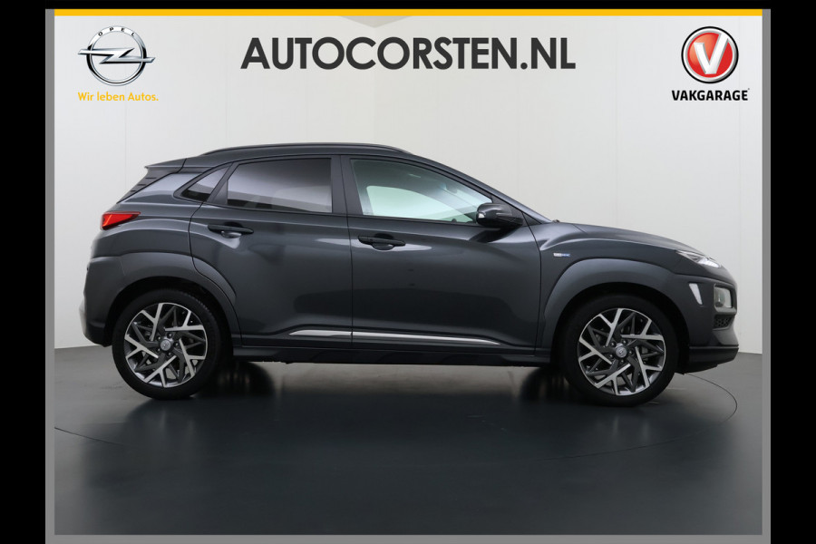 Hyundai Kona 1.6GDI HEV Hybride Premium Adap.Cruise Leder+Verwarming+Ventilatie Head-Up Display Camera Apple Carplay Android Auto Navi Ecc Pd Keyless Blind-Spot Lane Assist Achterbank+Stuur verwarming Krell®-Audio Isofix DAB Lmv 18" Origineel Nederlandse Auto