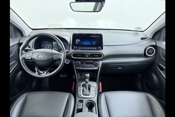 Hyundai Kona 1.6GDI HEV Hybride Premium Adap.Cruise Leder+Verwarming+Ventilatie Head-Up Display Camera Apple Carplay Android Auto Navi Ecc Pd Keyless Blind-Spot Lane Assist Achterbank+Stuur verwarming Krell®-Audio Isofix DAB Lmv 18" Origineel Nederlandse Auto