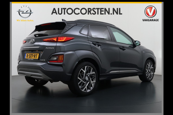 Hyundai Kona 1.6GDI HEV Hybride Premium Adap.Cruise Leder+Verwarming+Ventilatie Head-Up Display Camera Apple Carplay Android Auto Navi Ecc Pd Keyless Blind-Spot Lane Assist Achterbank+Stuur verwarming Krell®-Audio Isofix DAB Lmv 18" Origineel Nederlandse Auto