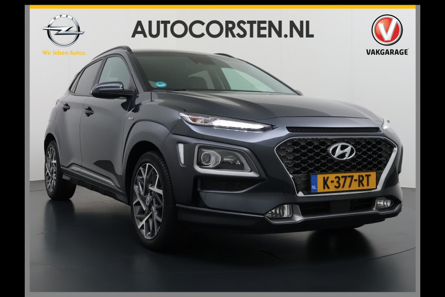 Hyundai Kona 1.6GDI HEV Hybride Premium Adap.Cruise Leder+Verwarming+Ventilatie Head-Up Display Camera Apple Carplay Android Auto Navi Ecc Pd Keyless Blind-Spot Lane Assist Achterbank+Stuur verwarming Krell®-Audio Isofix DAB Lmv 18" Origineel Nederlandse Auto