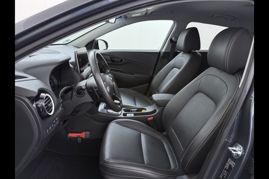 Hyundai Kona 1.6GDI HEV Hybride Premium Adap.Cruise Leder+Verwarming+Ventilatie Head-Up Display Camera Apple Carplay Android Auto Navi Ecc Pd Keyless Blind-Spot Lane Assist Achterbank+Stuur verwarming Krell®-Audio Isofix DAB Lmv 18" Origineel Nederlandse Auto