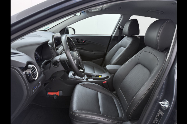Hyundai Kona 1.6GDI HEV Hybride Premium Adap.Cruise Leder+Verwarming+Ventilatie Head-Up Display Camera Apple Carplay Android Auto Navi Ecc Pd Keyless Blind-Spot Lane Assist Achterbank+Stuur verwarming Krell®-Audio Isofix DAB Lmv 18" Origineel Nederlandse Auto