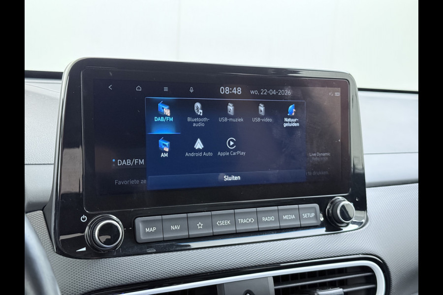 Hyundai Kona 1.6GDI HEV Hybride Premium Adap.Cruise Leder+Verwarming+Ventilatie Head-Up Display Camera Apple Carplay Android Auto Navi Ecc Pd Keyless Blind-Spot Lane Assist Achterbank+Stuur verwarming Krell®-Audio Isofix DAB Lmv 18" Origineel Nederlandse Auto