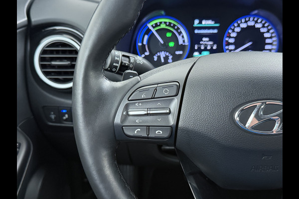 Hyundai Kona 1.6GDI HEV Hybride Premium Adap.Cruise Leder+Verwarming+Ventilatie Head-Up Display Camera Apple Carplay Android Auto Navi Ecc Pd Keyless Blind-Spot Lane Assist Achterbank+Stuur verwarming Krell®-Audio Isofix DAB Lmv 18" Origineel Nederlandse Auto