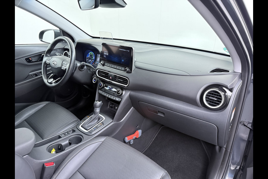 Hyundai Kona 1.6GDI HEV Hybride Premium Adap.Cruise Leder+Verwarming+Ventilatie Head-Up Display Camera Apple Carplay Android Auto Navi Ecc Pd Keyless Blind-Spot Lane Assist Achterbank+Stuur verwarming Krell®-Audio Isofix DAB Lmv 18" Origineel Nederlandse Auto