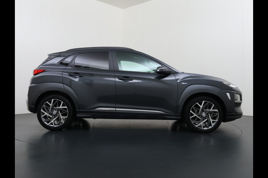 Hyundai Kona 1.6GDI HEV Hybride Premium Adap.Cruise Leder+Verwarming+Ventilatie Head-Up Display Camera Apple Carplay Android Auto Navi Ecc Pd Keyless Blind-Spot Lane Assist Achterbank+Stuur verwarming Krell®-Audio Isofix DAB Lmv 18" Origineel Nederlandse Auto