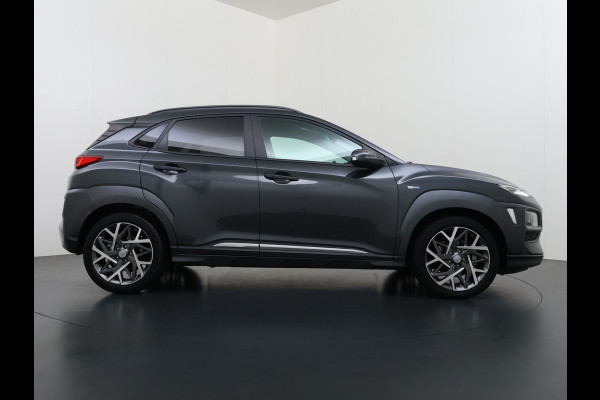 Hyundai Kona 1.6GDI HEV Hybride Premium Adap.Cruise Leder+Verwarming+Ventilatie Head-Up Display Camera Apple Carplay Android Auto Navi Ecc Pd Keyless Blind-Spot Lane Assist Achterbank+Stuur verwarming Krell®-Audio Isofix DAB Lmv 18" Origineel Nederlandse Auto