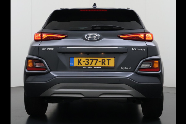 Hyundai Kona 1.6GDI HEV Hybride Premium Adap.Cruise Leder+Verwarming+Ventilatie Head-Up Display Camera Apple Carplay Android Auto Navi Ecc Pd Keyless Blind-Spot Lane Assist Achterbank+Stuur verwarming Krell®-Audio Isofix DAB Lmv 18" Origineel Nederlandse Auto