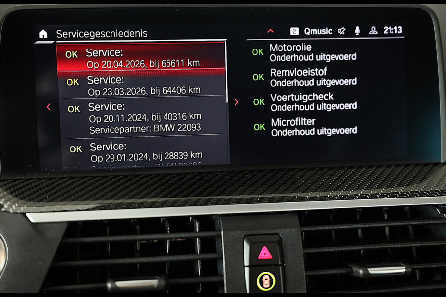 BMW X4 M Competition / Carbon / Head Up / Memory / Camera / Schaalstoelen / Leder / Dode Hoek / Cruise Control / Pano / 21 Inch