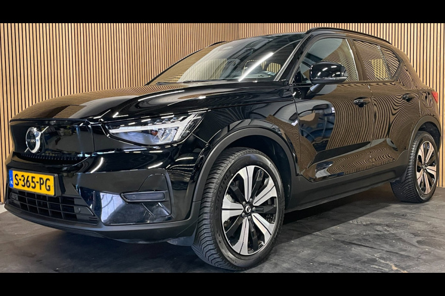 Volvo XC40 Recharge Plus 70 kWh|90%SOH|BLACK|ACC|CAMERA|CARPLAY/ANDROID AUTO|STOEL+STUURVERW|ELEK.KLEP|NL-AUTO|NAP|INC.BTW|1e EIG|
