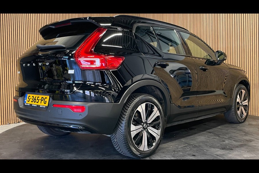 Volvo XC40 Recharge Plus 70 kWh|90%SOH|BLACK|ACC|CAMERA|CARPLAY/ANDROID AUTO|STOEL+STUURVERW|ELEK.KLEP|NL-AUTO|NAP|INC.BTW|1e EIG|