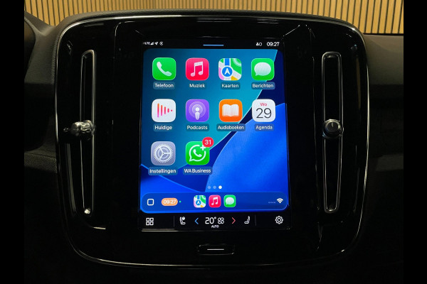 Volvo XC40 Recharge Plus 70 kWh|90%SOH|BLACK|ACC|CAMERA|CARPLAY/ANDROID AUTO|STOEL+STUURVERW|ELEK.KLEP|NL-AUTO|NAP|INC.BTW|1e EIG|