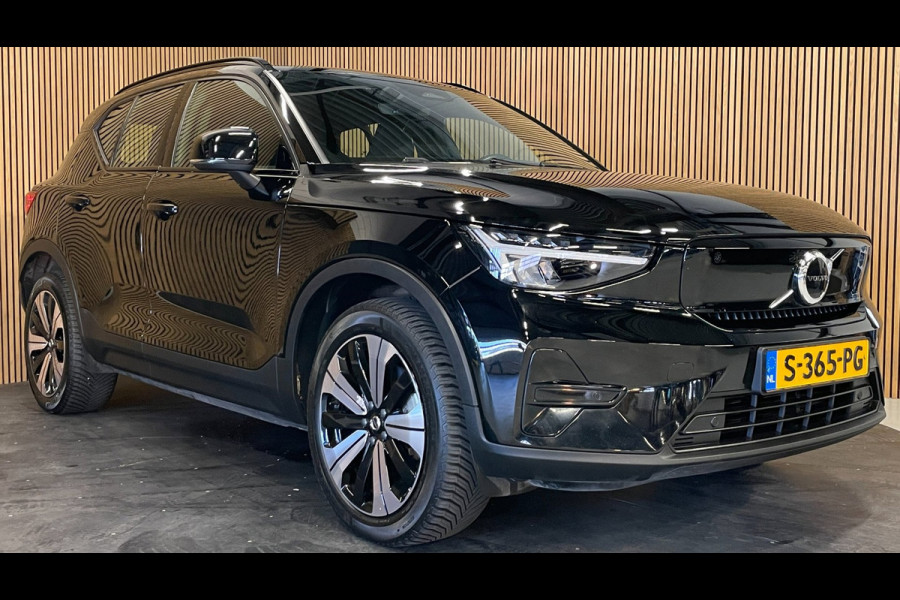 Volvo XC40 Recharge Plus 70 kWh|90%SOH|BLACK|ACC|CAMERA|CARPLAY/ANDROID AUTO|STOEL+STUURVERW|ELEK.KLEP|NL-AUTO|NAP|INC.BTW|1e EIG|