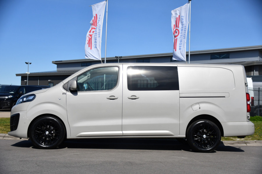 Citroën Jumpy 2.0 BlueHDI 120 L3 PB Edition 360 Camera, Cruise, Carplay, 2 x Schuifdeur, Multimedia, Luxe Cabine, Trekhaak, 122pk, uniek!