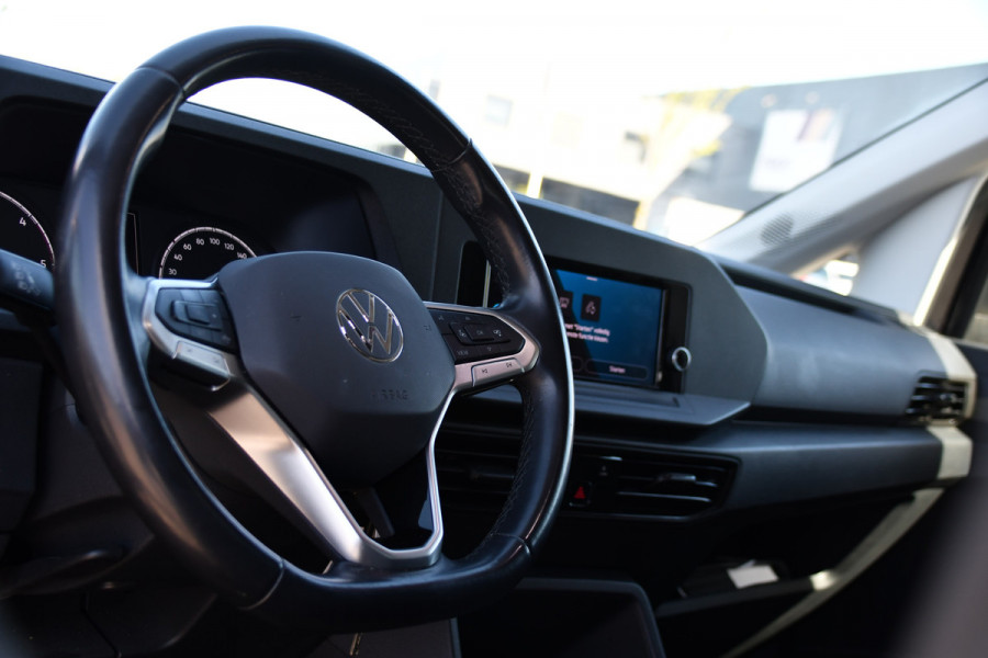 Volkswagen Caddy Cargo 2.0 TDI Black Edition MARGE! Cruise, Carplay, LED, 122pk, Automaat, Nieuw staat! Sensoren, Multimedia, Uniek!