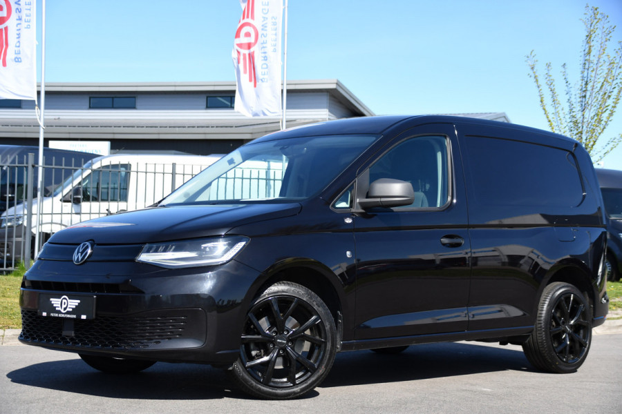 Volkswagen Caddy Cargo 2.0 TDI Black Edition MARGE! Cruise, Carplay, LED, 122pk, Automaat, Nieuw staat! Sensoren, Multimedia, Uniek!