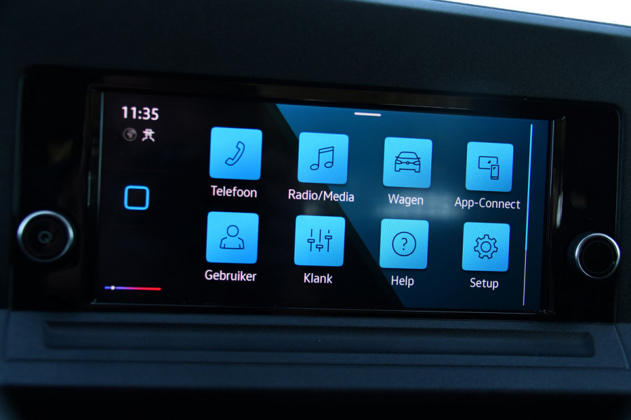Volkswagen Caddy Cargo 2.0 TDI Black Edition MARGE! Cruise, Carplay, LED, 122pk, Automaat, Nieuw staat! Sensoren, Multimedia, Uniek!