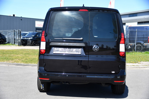 Volkswagen Caddy Cargo 2.0 TDI Black Edition MARGE! Cruise, Carplay, LED, 122pk, Automaat, Nieuw staat! Sensoren, Multimedia, Uniek!