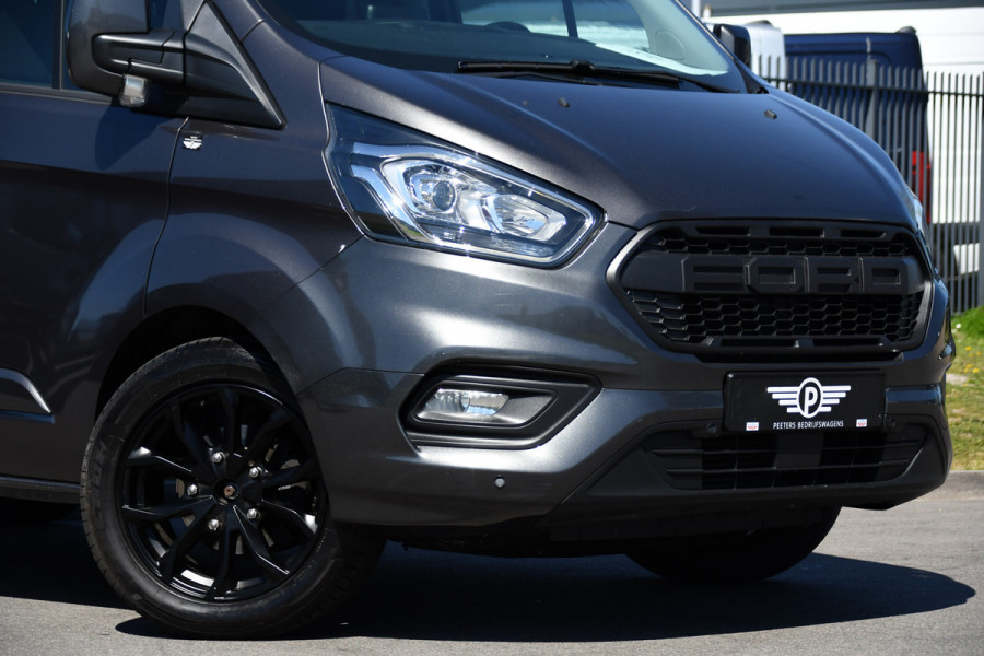 Ford Transit Custom 300 2.0 TDCI L2H1 Limited DC PB Edition Adaptieve Cruise, Camera, Carplay, LED, 2 x Schuifdeur, Automaat, Trekhaak, 130pk, Stoelverwarming, Dodehoek, Uniek!