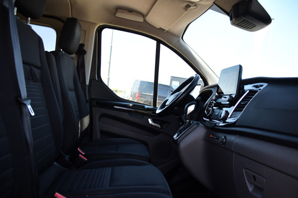 Ford Transit Custom 300 2.0 TDCI L2H1 Limited DC PB Edition Adaptieve Cruise, Camera, Carplay, LED, 2 x Schuifdeur, Automaat, Trekhaak, 130pk, Stoelverwarming, Dodehoek, Uniek!