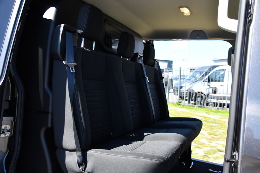 Ford Transit Custom 300 2.0 TDCI L2H1 Limited DC PB Edition Adaptieve Cruise, Camera, Carplay, LED, 2 x Schuifdeur, Automaat, Trekhaak, 130pk, Stoelverwarming, Dodehoek, Uniek!