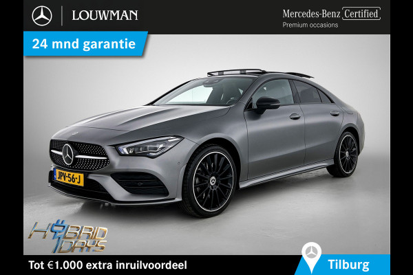 Mercedes-Benz CLA-Klasse 250 e AMG Plug-In Hybride AMG Line | Panorama Schuif-Kanteldak | 19 Inch AMG Velgen. Inclusief 24 maanden Mercedes-Benz Certified garantie voor Europa.