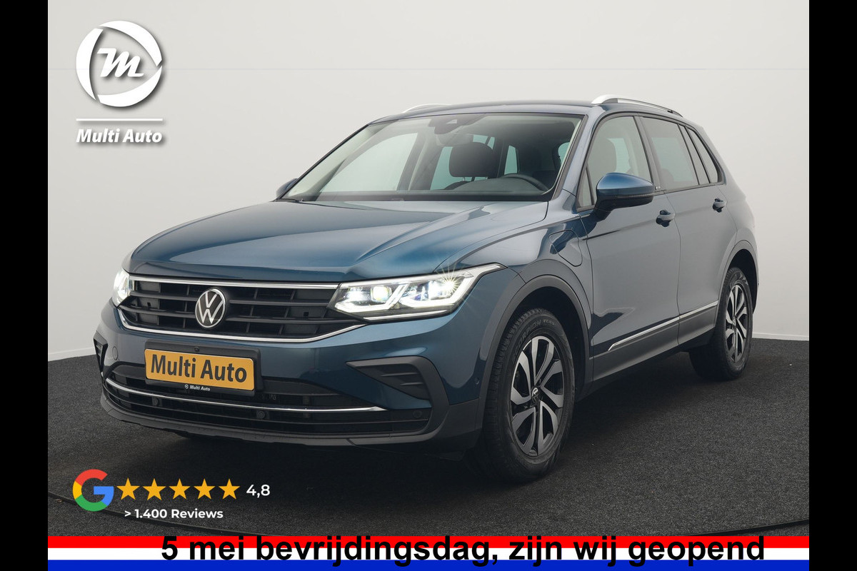 Volkswagen Tiguan 1.4 eHybrid PHEV 245pk Dealer O.H. | Adaptive Cruise | 360 Camera | IQ Light | Voorstoelen & Stuur Verwarmd | Sfeerverlichting | Apple Carplay | Virtual | Keyless | Blis | Navigatie | DAB | Plug In Hybrid
