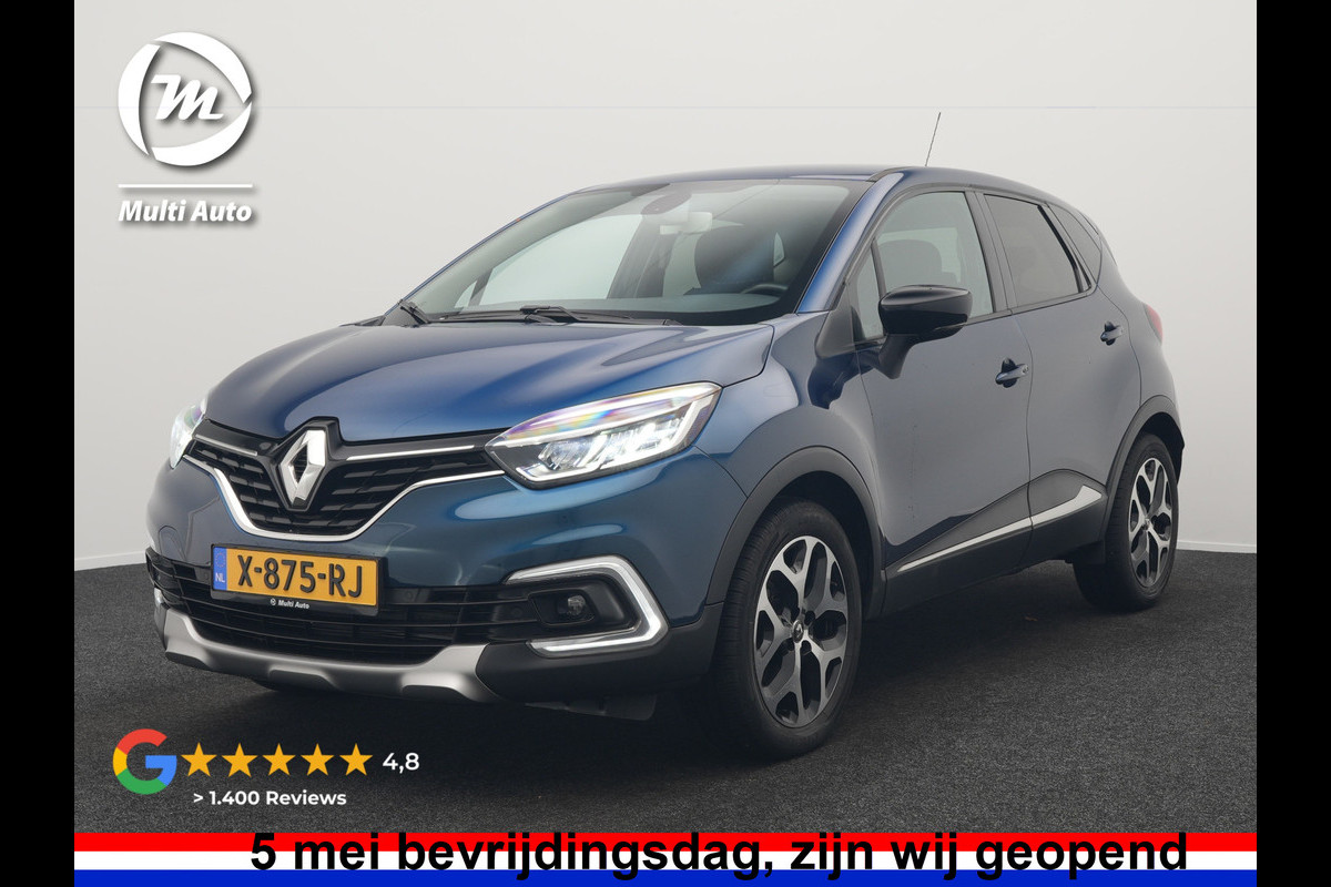 Renault Captur 1.2 TCe Intens Automaat 120pk | Trekhaak | Camera | LED Koplampen | Stoelverwarming | Keyless | Cruise Control | Navigatie | DAB |